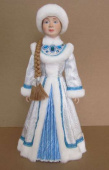Снегурочка, авторская кукла ручной работы