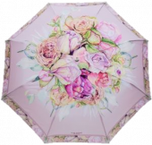 Зонт-трость от Вячеслава Зайцева с розовым букетом