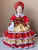 Купчиха, авторская кукла на чайник ручной работы